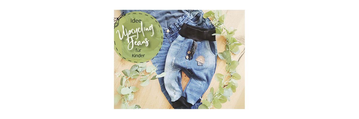 Nähidee - Upcycling einer Jeans -