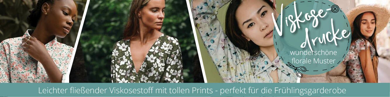 Viskosedrucke mit tollen prints