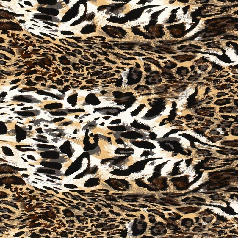 Stoff Animal Print im Tiger Design