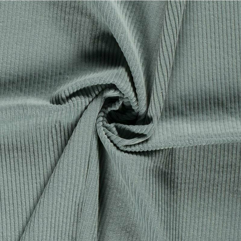 Cordsamtstoff mit mittelbreiten Rippen