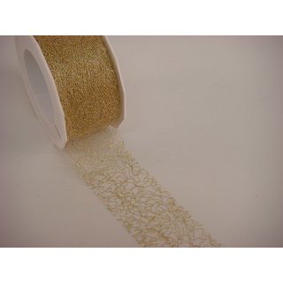 Lurex - Band 40 mm gold