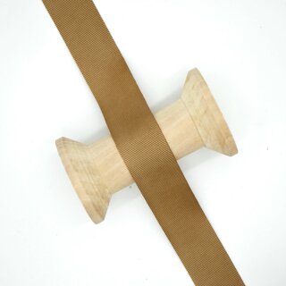 Ripsband/ hellbraun ab 10 mm