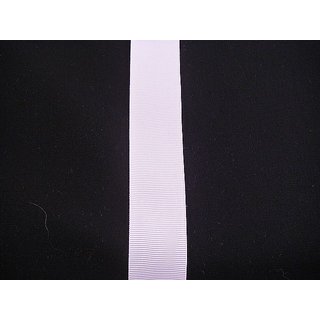 Ripsband/ weiß/ 16 mm