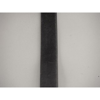 Samtband/ schwarz/ 9 mm