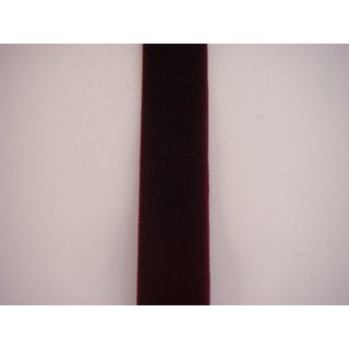 Samtband/ bordeaux/ 9 mm
