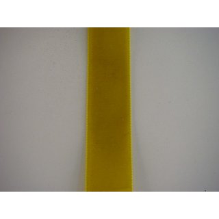 Samtband/ gelb/ 16 mm