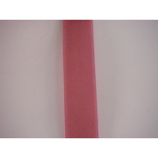 Samtband/ rosa/ 9 mm