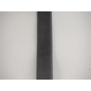 Samtband/ grau/ 16 mm