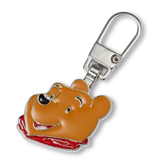 Fashion-Zipper f&uuml;r Kinder / Winnie the Pooh Kopf