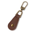 Fashion-Zipper/ Leder braun