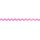 Zackenlitze Polyester 8 mm/ knalliges Rosa
