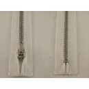 RV geschlossen/ 6 mm Metallprofil silber/ 18 cm/ wei&szlig;