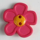 Knopf - Blume pink