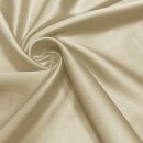 Stretch Satin - Stoff hellbeige