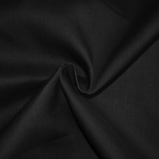 Batist - Stoff uni schwarz