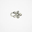 Trachtenschlie&szlig;e Blume 2/ silber