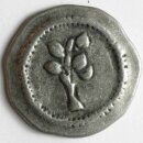 Trachtenkn&ouml;pfe Metall Baum altsilber