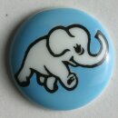 Elefant hellblau