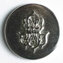 Trachtenknöpfe Metall Wappen silber