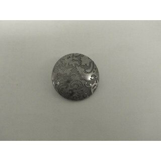 Knopf silber Barock