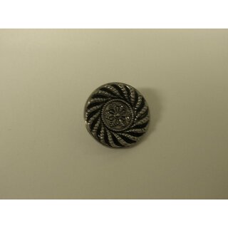 Knopf silber mit Zierrand