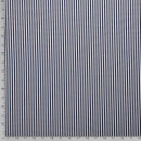 Baumwoll - Stoff Streifen dunkelblau