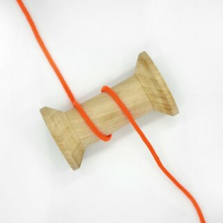 Baumwollkordel geflochten orange