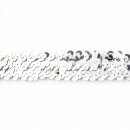 Paillettenborte elastisch breit/ silber