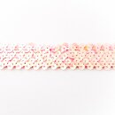 Paillettenborte elastisch breit/ rosé schimmernd