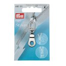 Fashion-Zipper/ Casual 2 silber