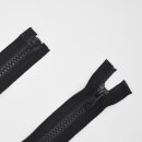 teilbarer Reißverschluss Plastikprofil schwarz A 50 cm