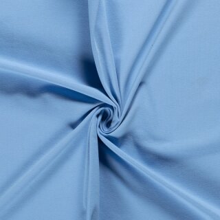 Baumwoll - Elastanjersey hellblau 240gr/m²