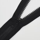 teilbarer Rei&szlig;verschluss Plastikprofil schwarz A 65 cm