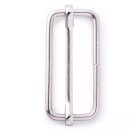 Leiterschnalle 30 mm silber