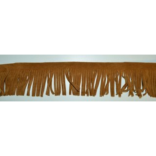 Lederfranse/ 3 cm/ camel