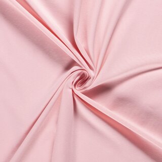 Baumwoll - Elastanjersey pastellrosa 240gr/m²