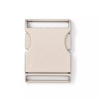 Gürtelschnalle/ silber/ 40 mm