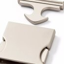 G&uuml;rtelschnalle/ silber/ 40 mm