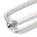 Leiterschnalle 40 mm silber