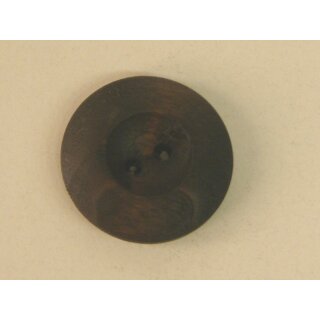 Trachtenknopf Holz dunkelbraun 28 mm