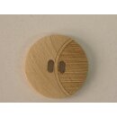 Trachtenknopf Holz Halbmond Schaffur 20 mm