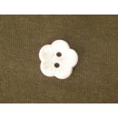 Blumenknopf wei&szlig; 1,1 cm