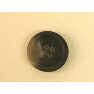 Modeknopf schwarz - graubraun meliert 20 mm