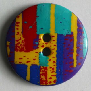 Plastikknopf bunt