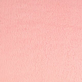 Baumwollteddy - Stoff rosa