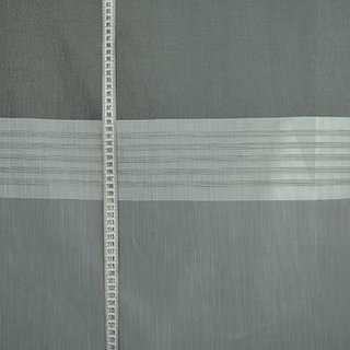 Voile - Stoff HT 33 Streifen grau