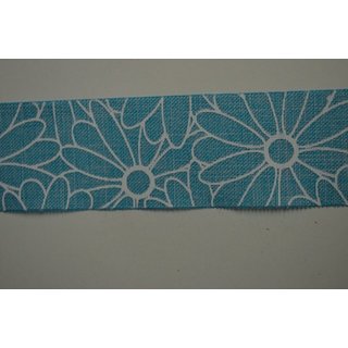 Bastelborte Blume maxi türkis