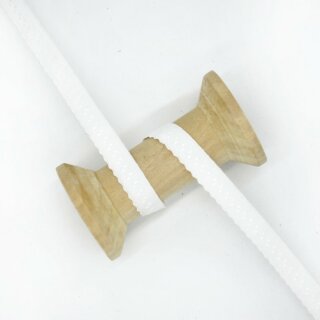 Schr&auml;gband elastisch Bogenabschluss wei&szlig;