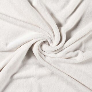 Plüschfleece 390 g/m creme