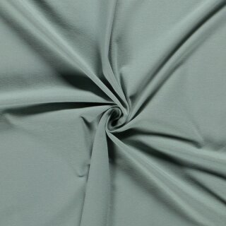 Baumwoll - Elastanjersey frostgrün 240gr/m²